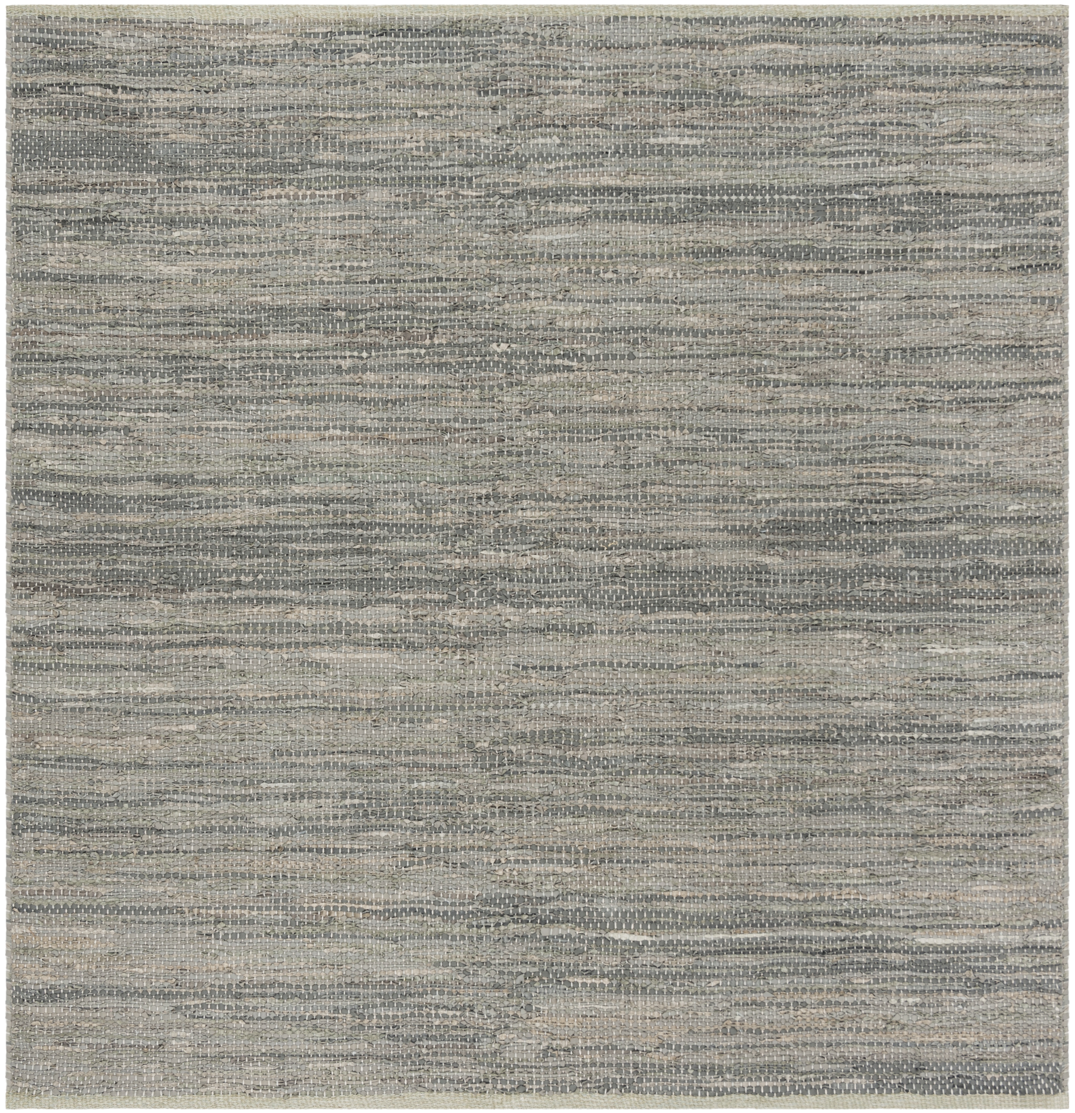 Arlo Home Hand Woven Area Rug, VTL105A, Grey,  6' X 6' Square - Image 0