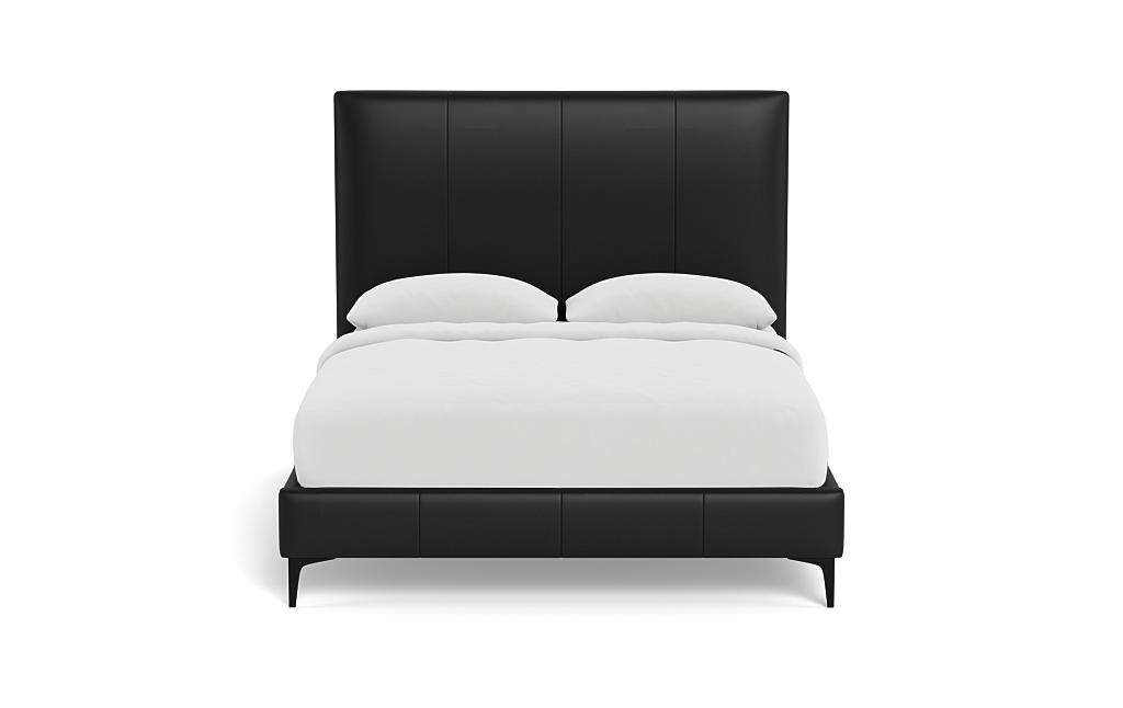 Lowen Leather Upholstered Bed with Tufting Option - Image 0
