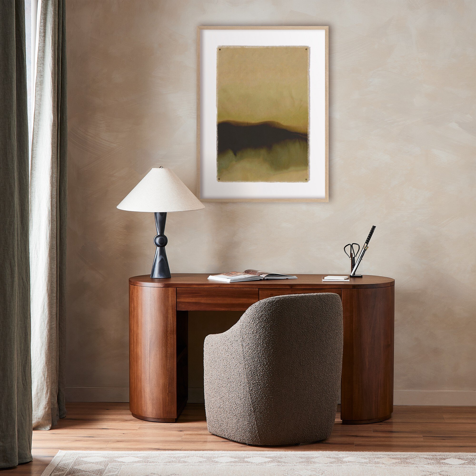 Liquified Landscape IV by Roseanne Kenny - RoofTop 2.5 Vertical Grain White Oak - Image 2