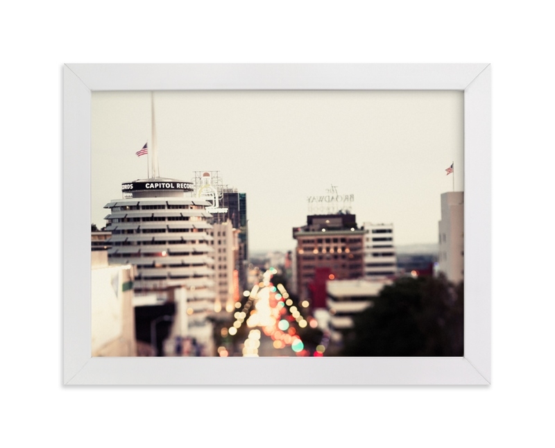 Capitol Records At Dusk Limited Edition Fine Art Print 1 - Image 0