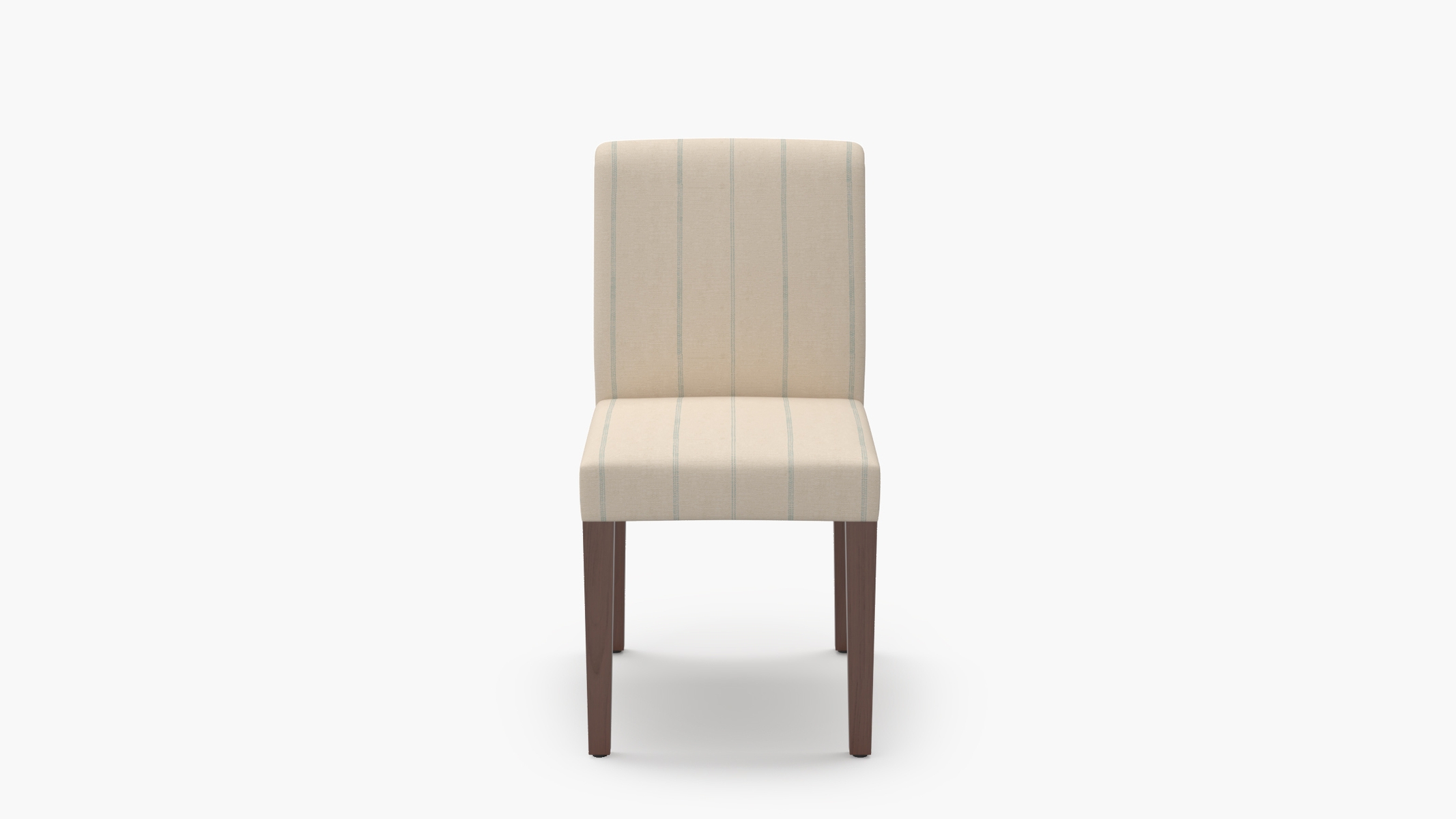 Signature Dining Chair, Sky Felix, Walnut Square Tapered Leg - Image 0
