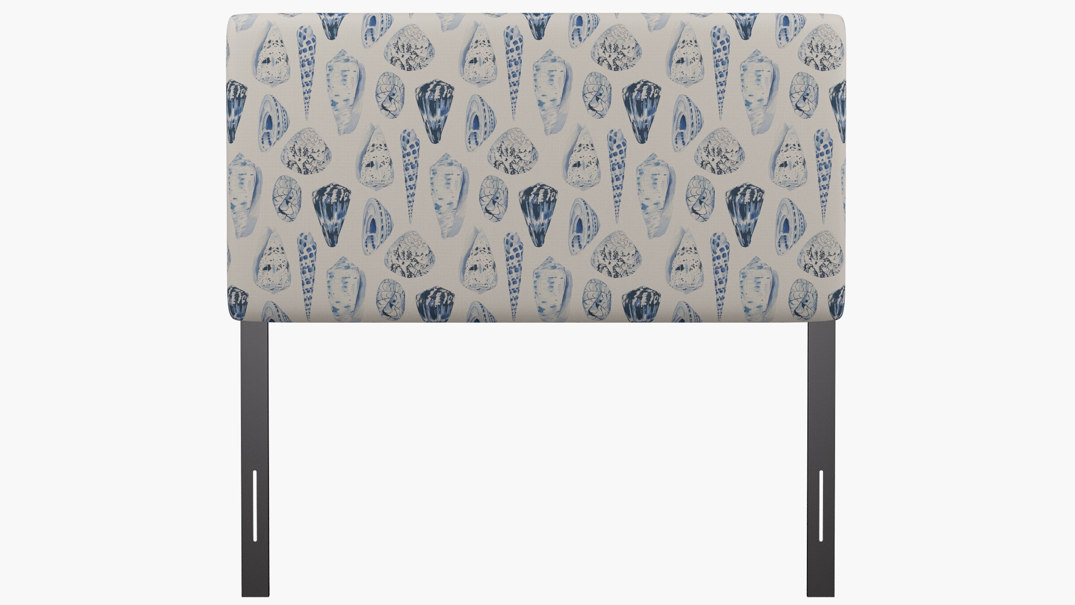 Square Back Headboard, Porcelain Coquina, Full - Image 1