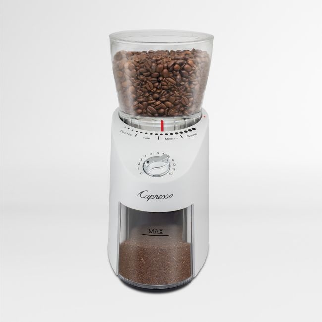 Capresso ® Infinity Plus White Conical Burr Grinder - Image 0