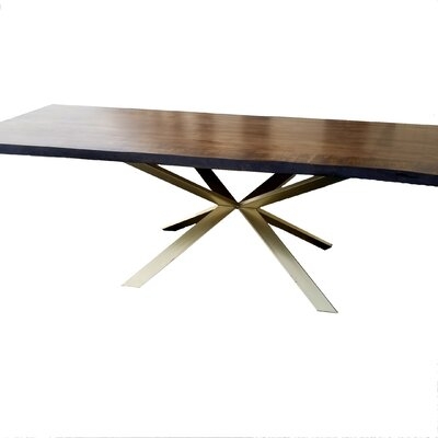 Solid Wood Live Edge Dining Table - Image 0