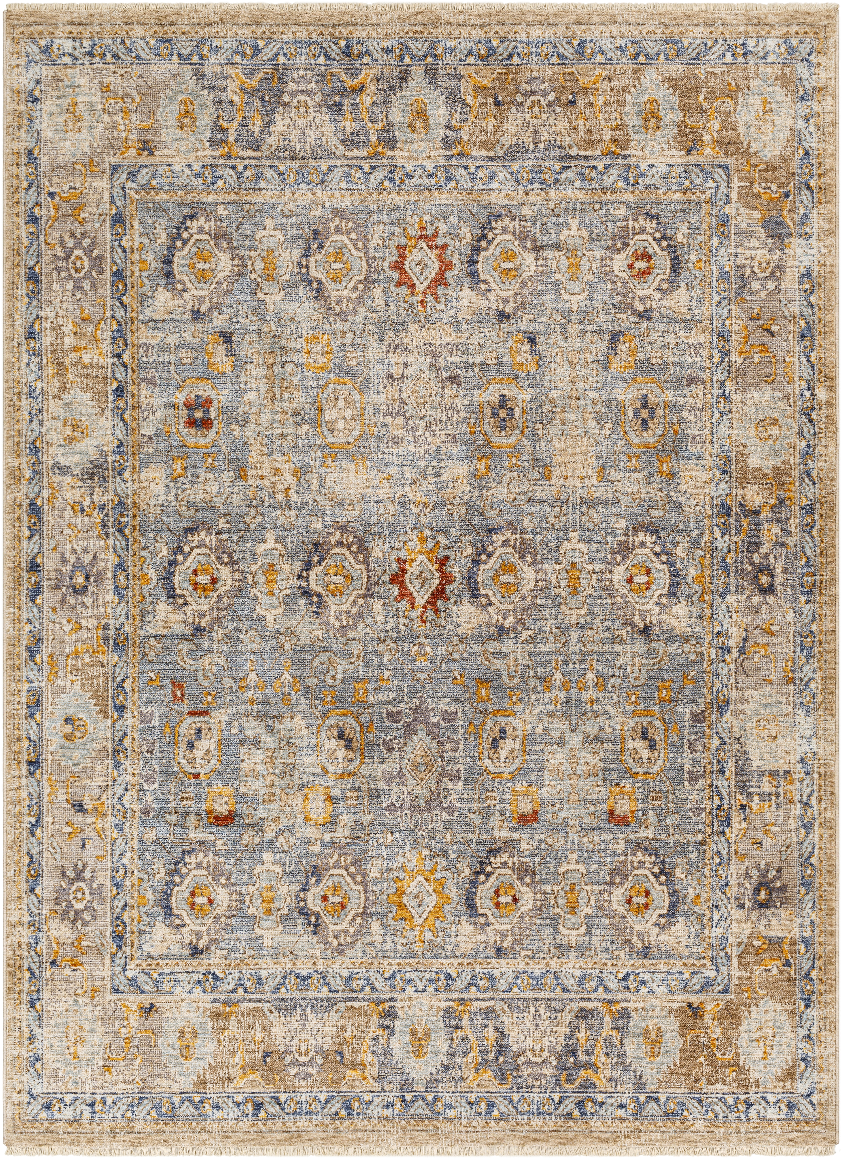 Misterio Beige Indoor 3'3" x 10' Machine Woven Rug - Image 0