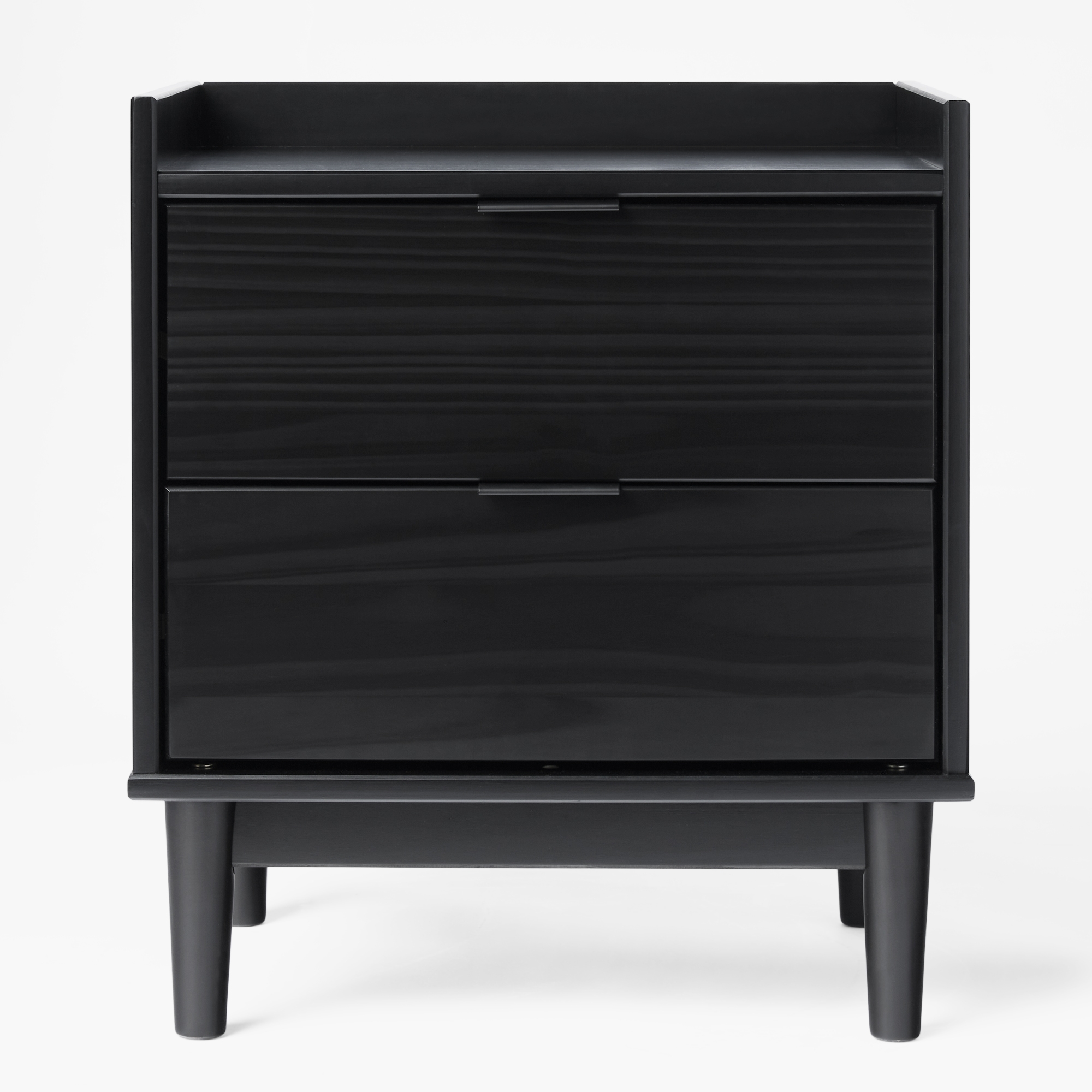 20" Solid Wood 2-Drawer Nightstand - Image 0