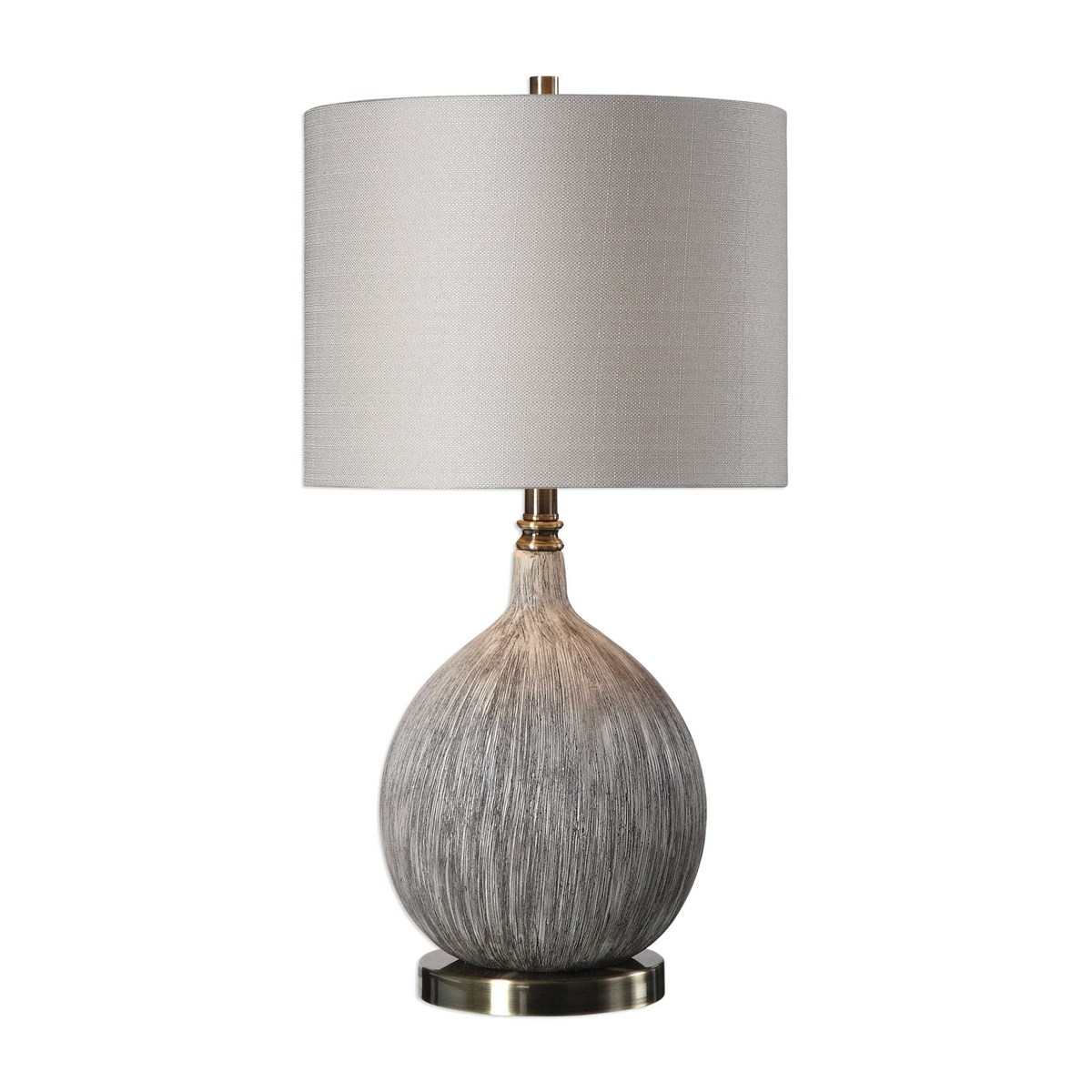 Hedera Textured Ivory Table Lamp - Image 0