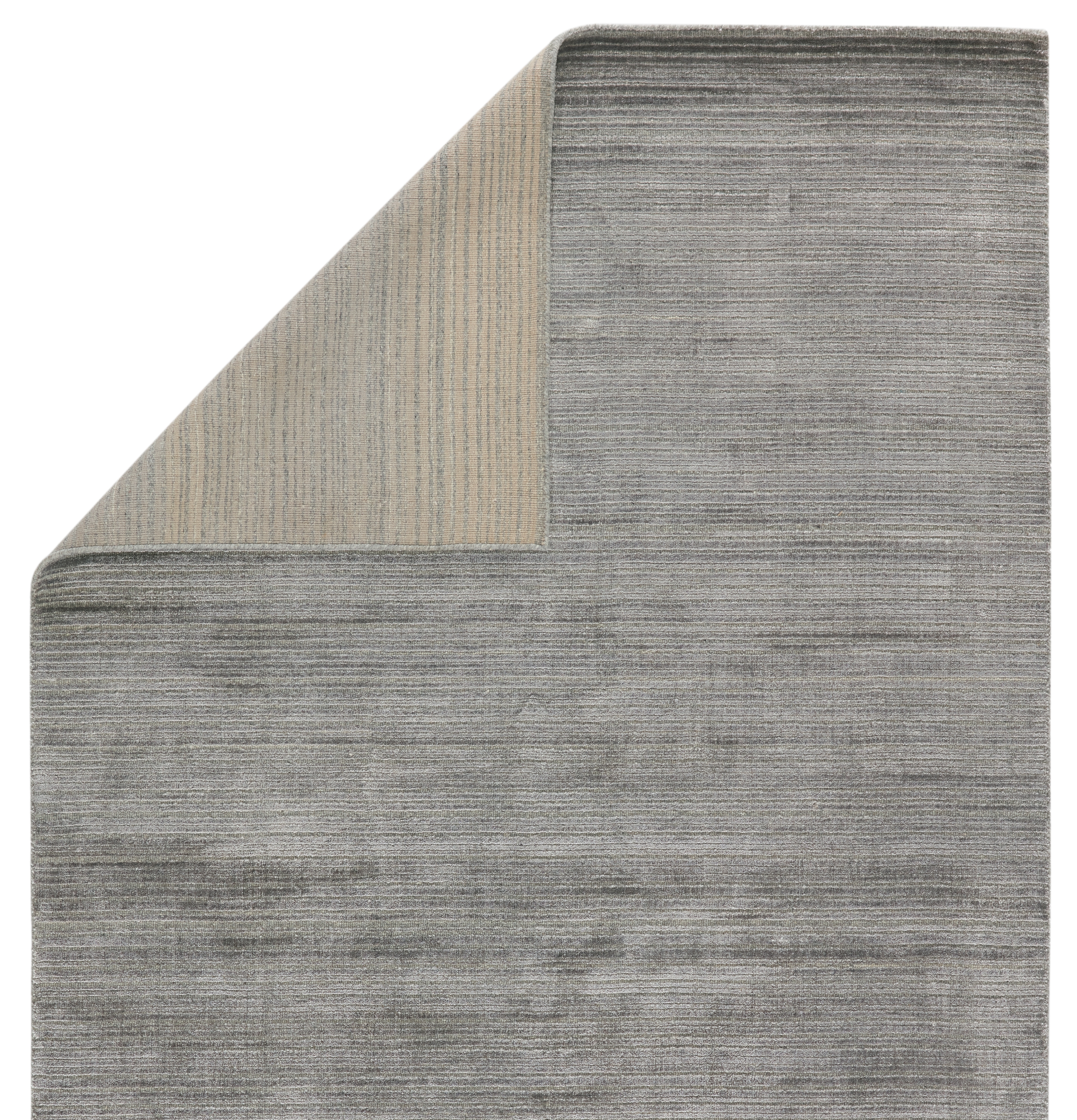 Gradient Handwoven Solid Gray/ Silver Area Rug (9'X12') - Image 2