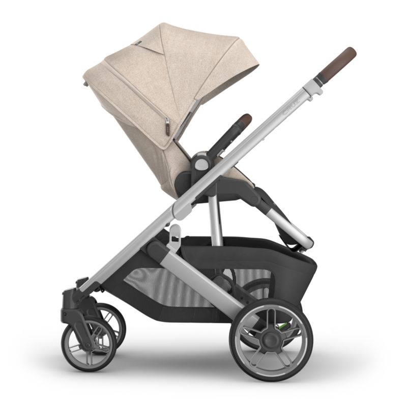 UPPAbaby ® Cruz V3 Declan Oat Melange Reclining Baby Stroller - Image 7