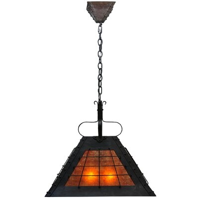 4 - Light Lantern Square / Rectangle Chandelier