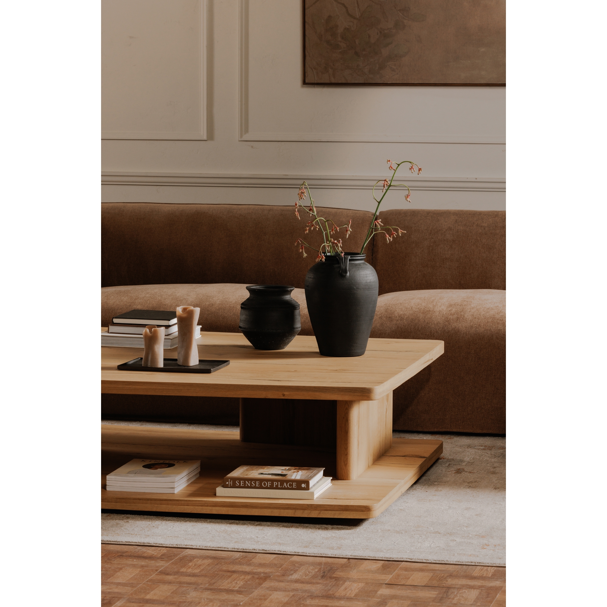 Casey Large Coffee Table Rustic Oak - Image 6
