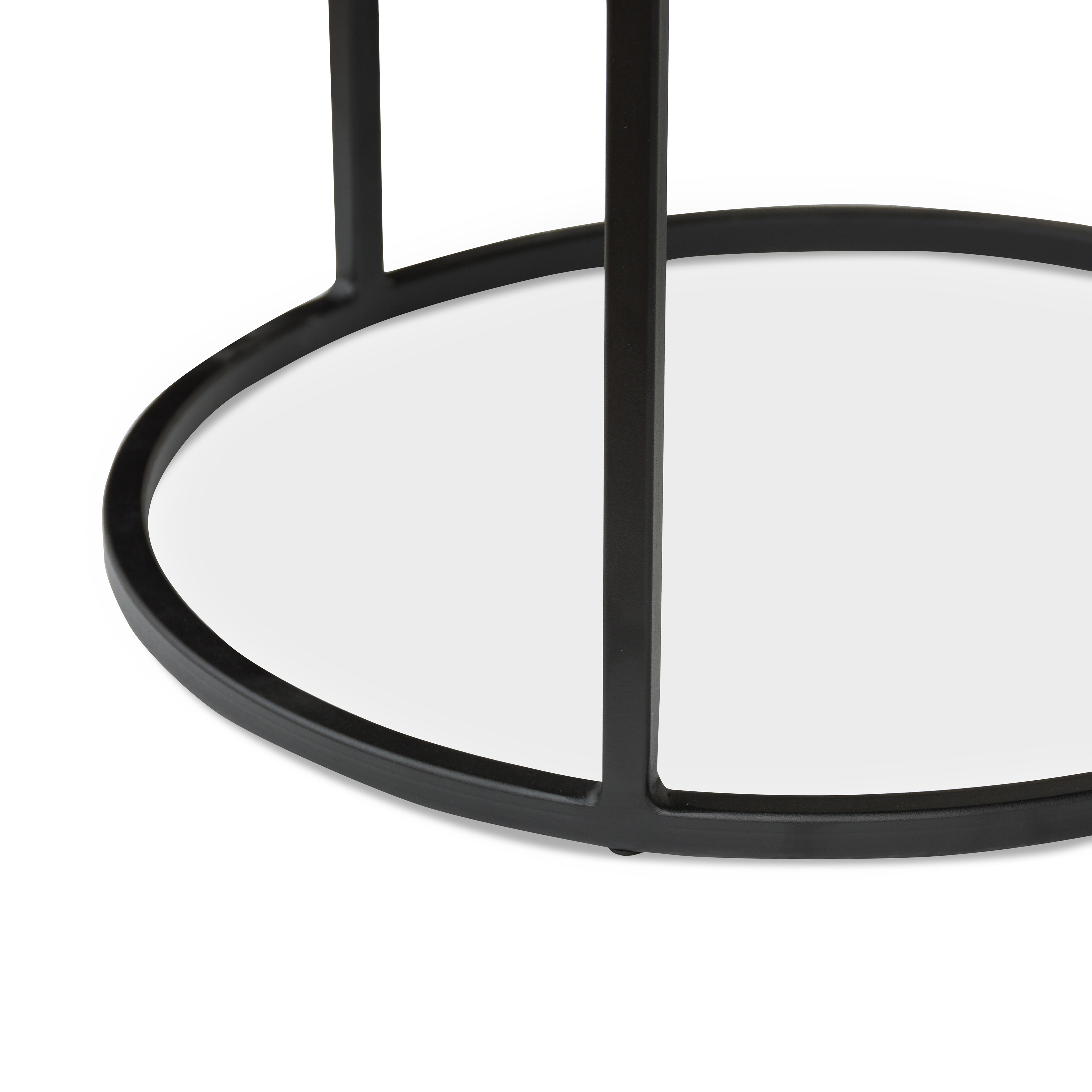 Lavastone Nesting Tables - Black Lavastone - Image 4