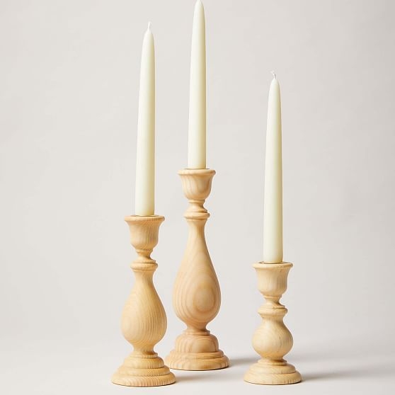 Essex Candlestick Natural Set Of 3 - Image 0