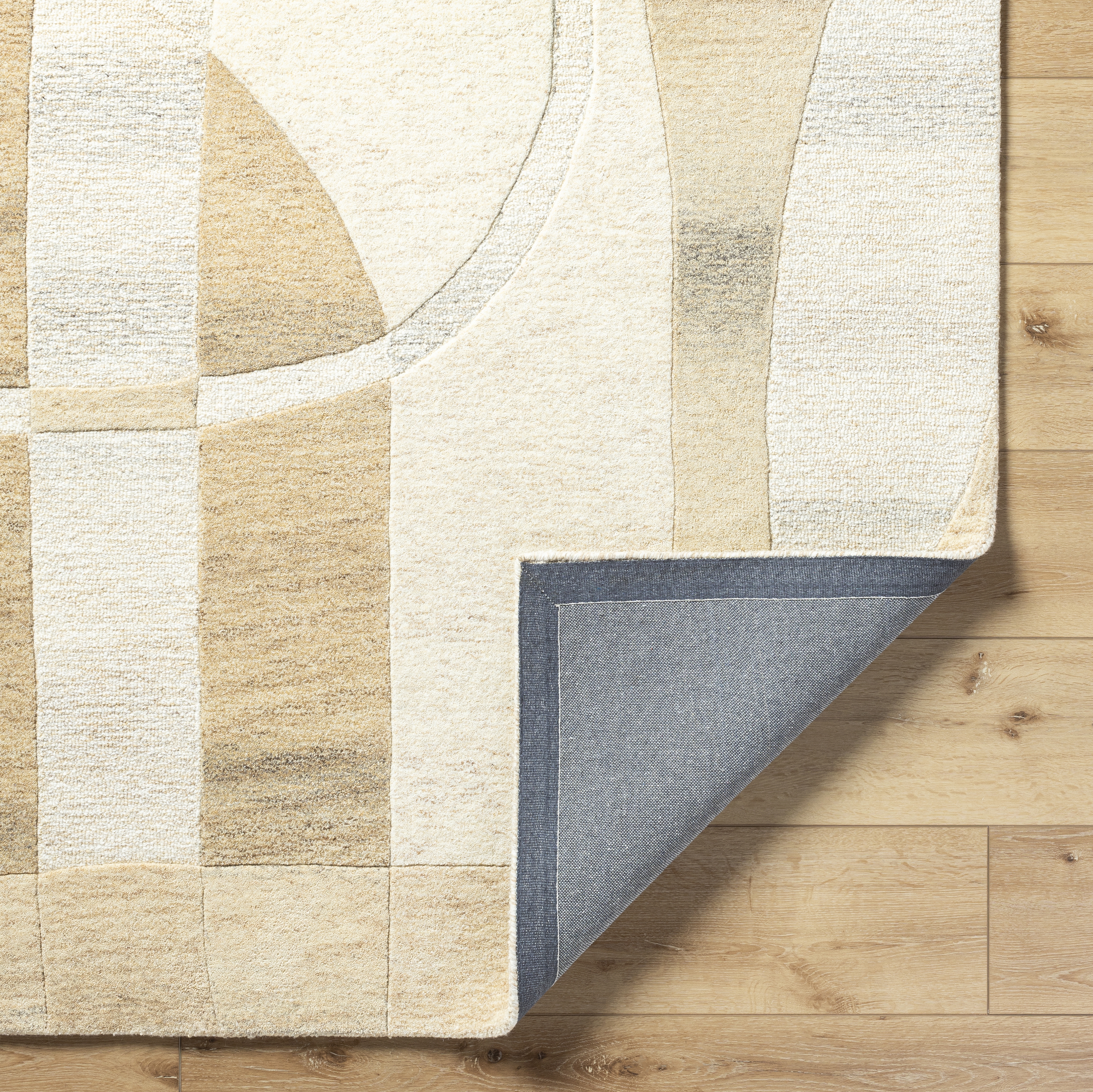 Brook Beige Indoor 2' x 3' Handmade Rug - Image 4