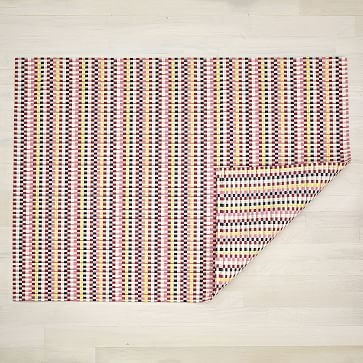 Chilewich Heddle Woven Floormat, 23x36, Pansy - Image 1