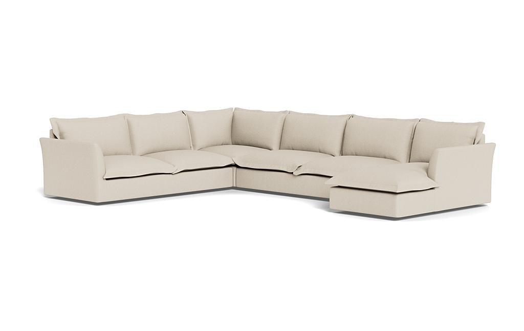 Skylar 4-Piece (5-Seat) Corner Sectional Sofa with Right Chaise - Image 2