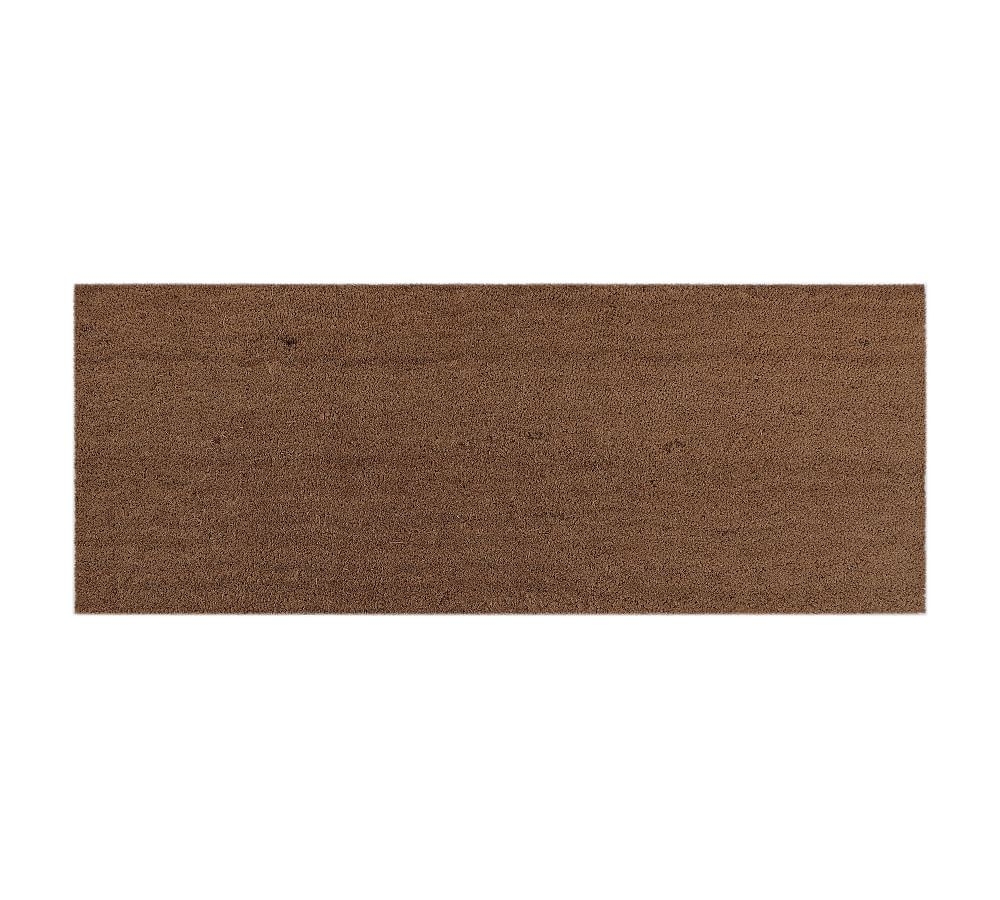 Lunete Tufted Doormat, 18 x 48", Brown - Image 0