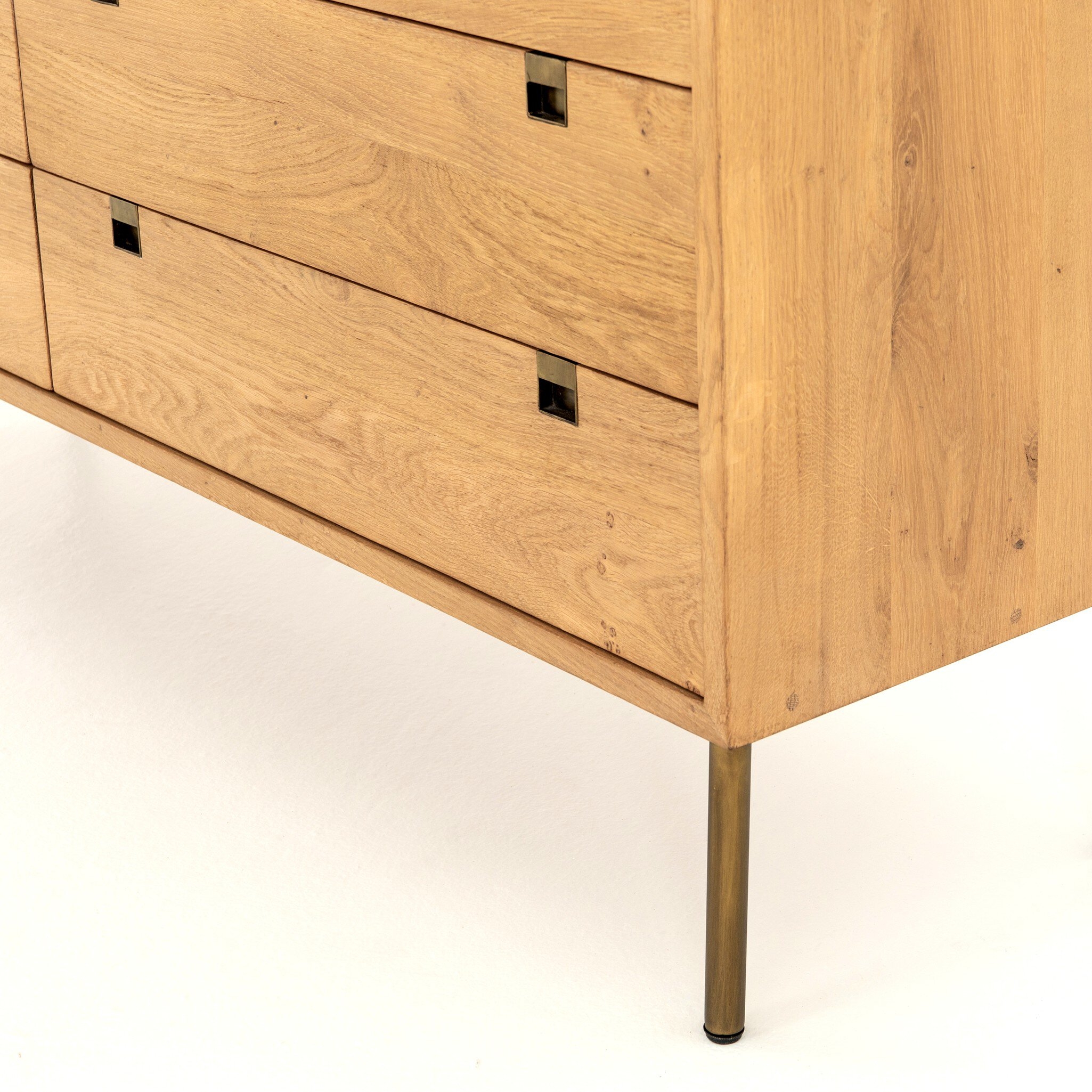 Carlisle 6 Drawer Dresser - Natural Oak - Image 5