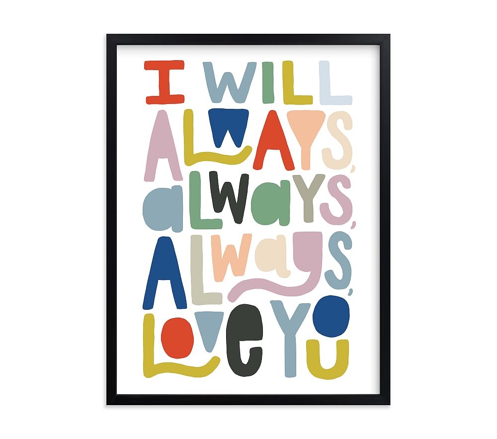 Minted(R) Always Always Wall Art by Alethea and Ruth, 18x24, Black - Image 0