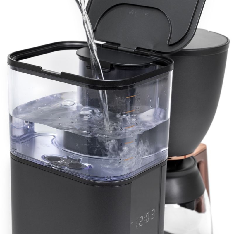 Café ™ Matte Black 10-Cup Drip Coffee Maker with Glass Carafe - Image 7