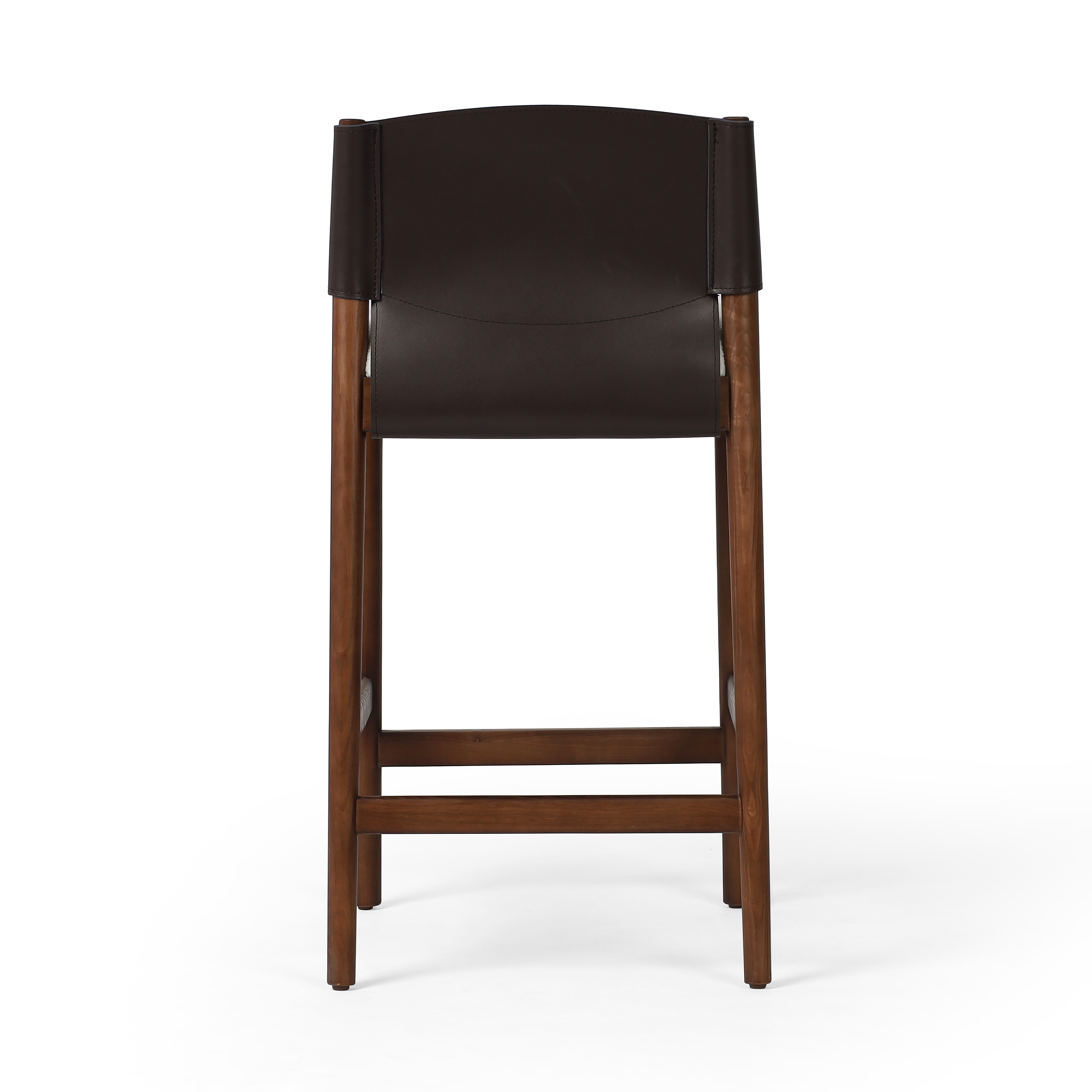 Lulu Stool-Espresso Lthr Blend-Counter - Image 5