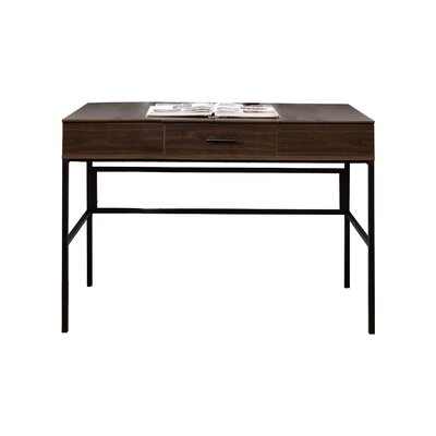 Writing Desk With Lift Top Storage And USB Plugin, Brown - Image 0