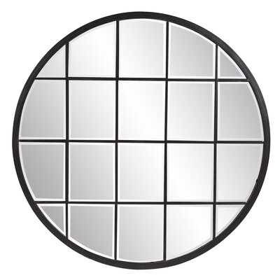 Superior Round White Wash Mirror - Image 0