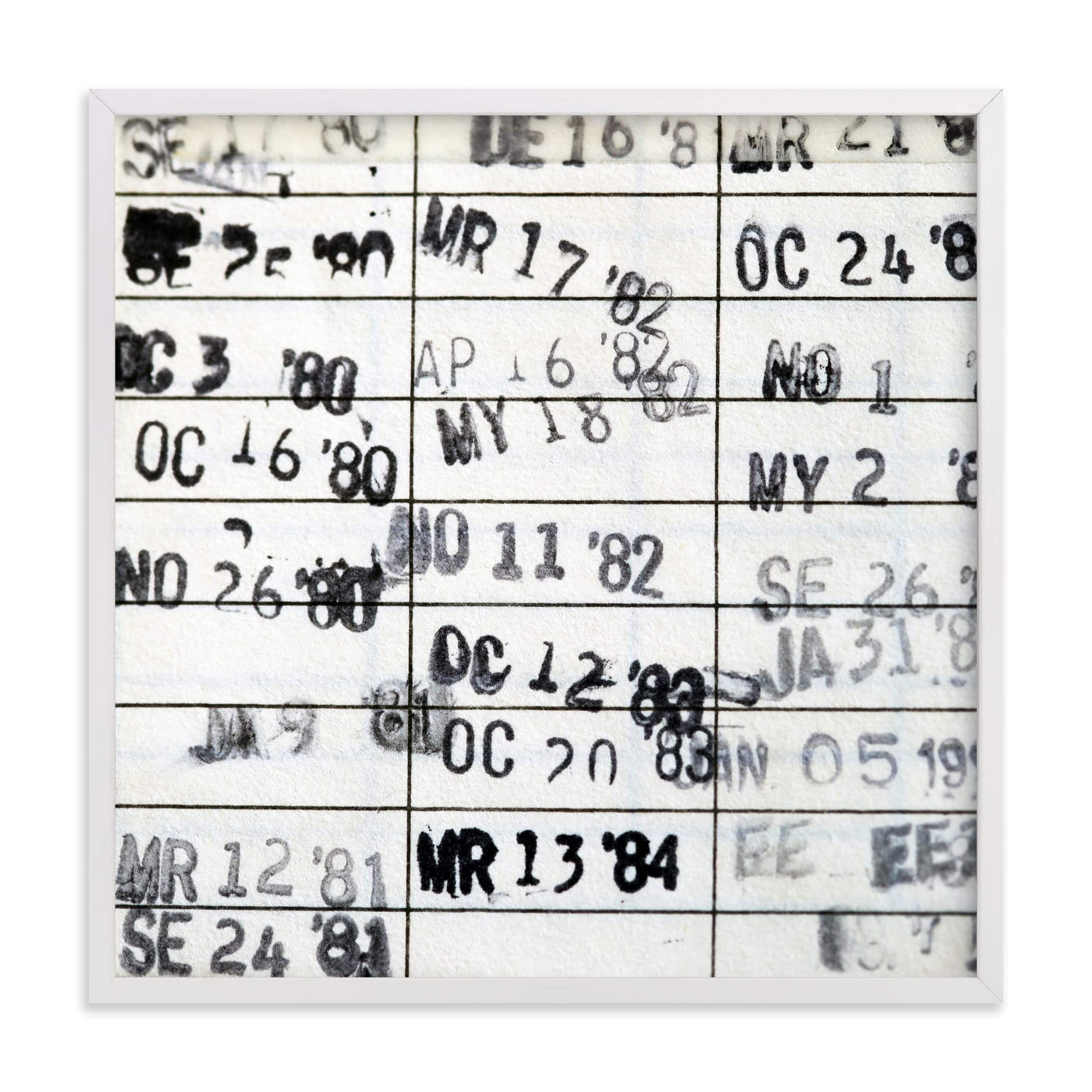 Date Due Limited Edition Fine Art Print 2 - Image 0