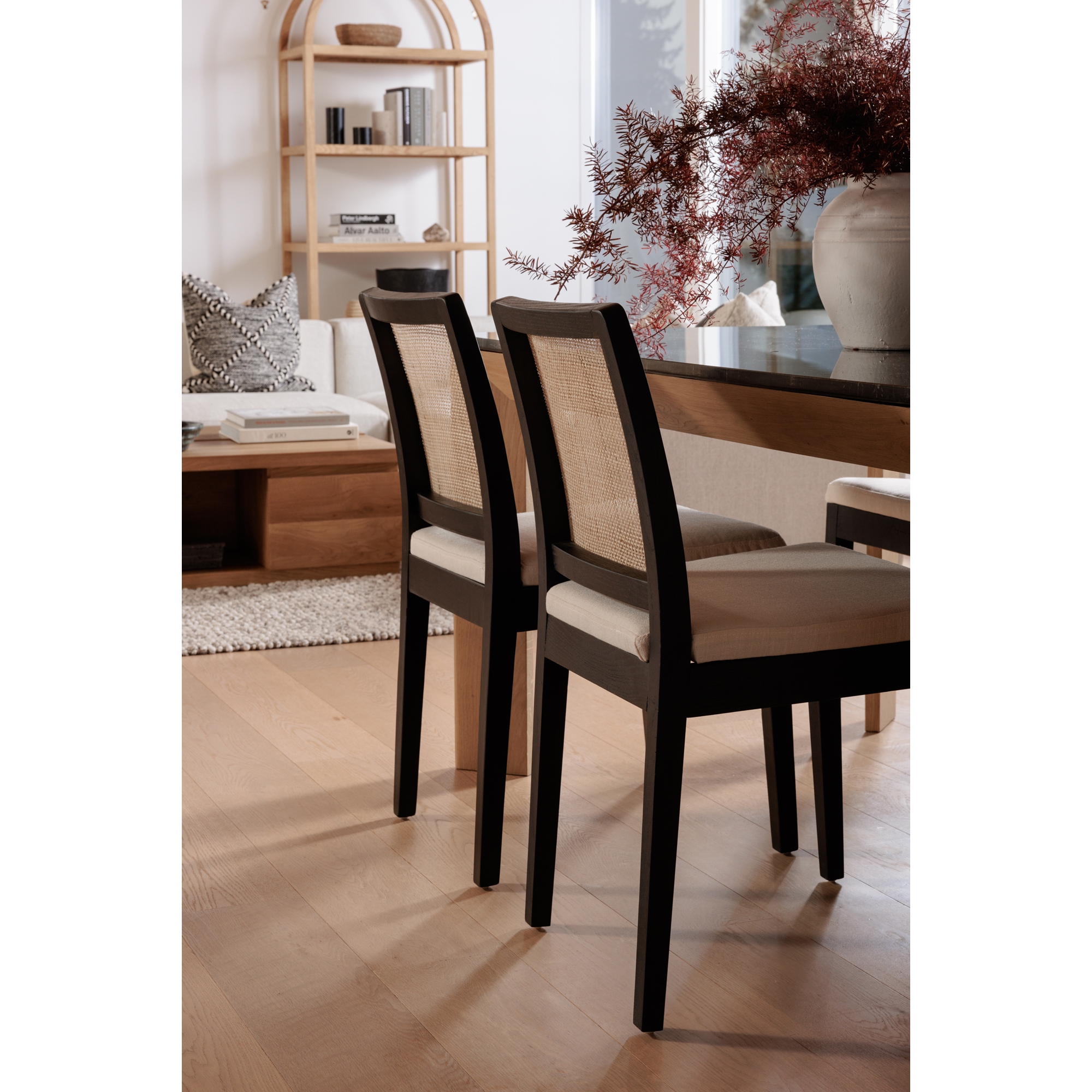 Orville Dining Chair Black - Set Of Two - Image 6