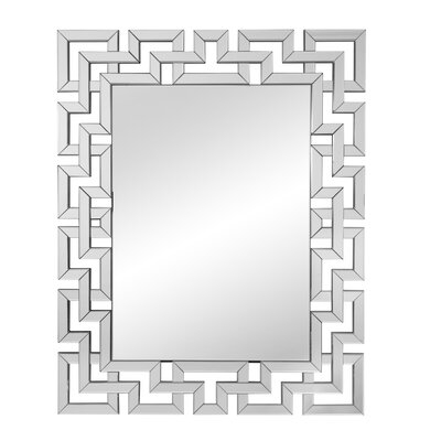 Ornate Geometric Wall Mirror - Image 0