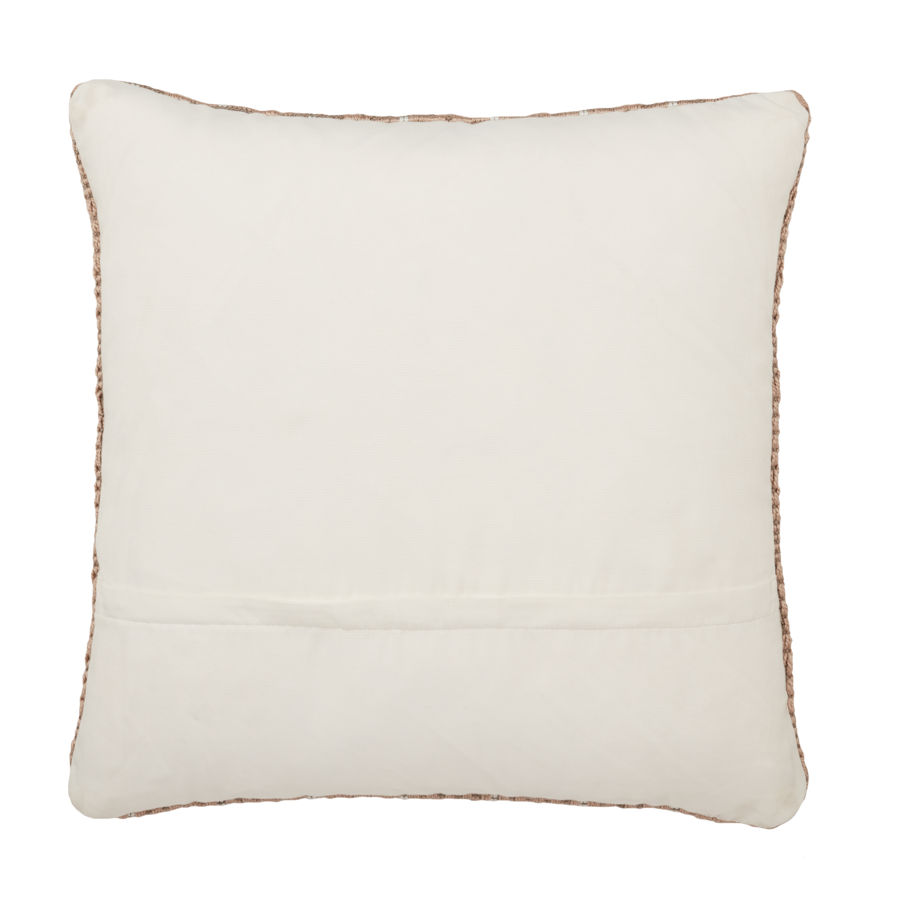 Design (US) Tan 22"X22" Pillow I-O - Image 1