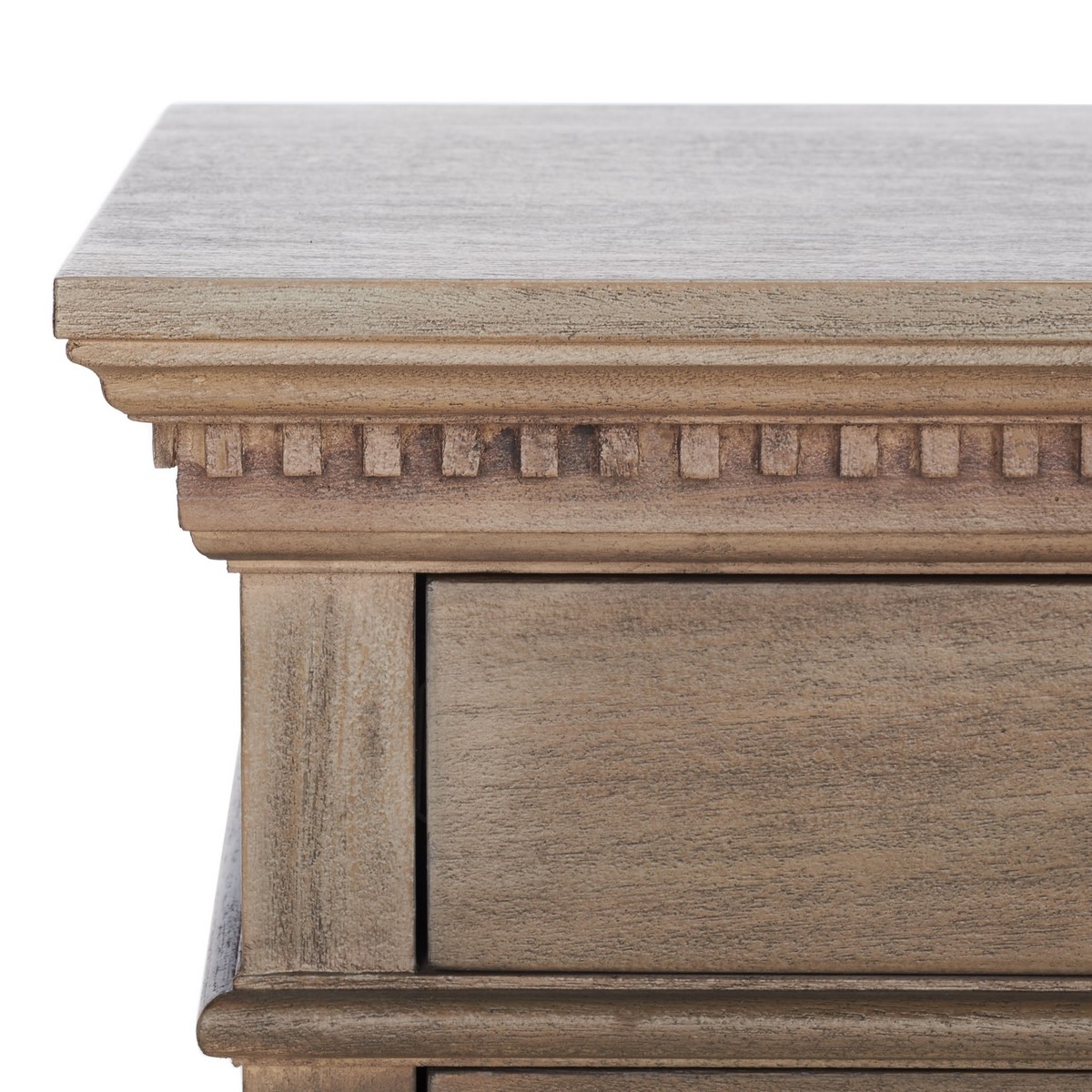 Allisyn 3 Drawer Wood Nightstand - Light Brown - Image 1