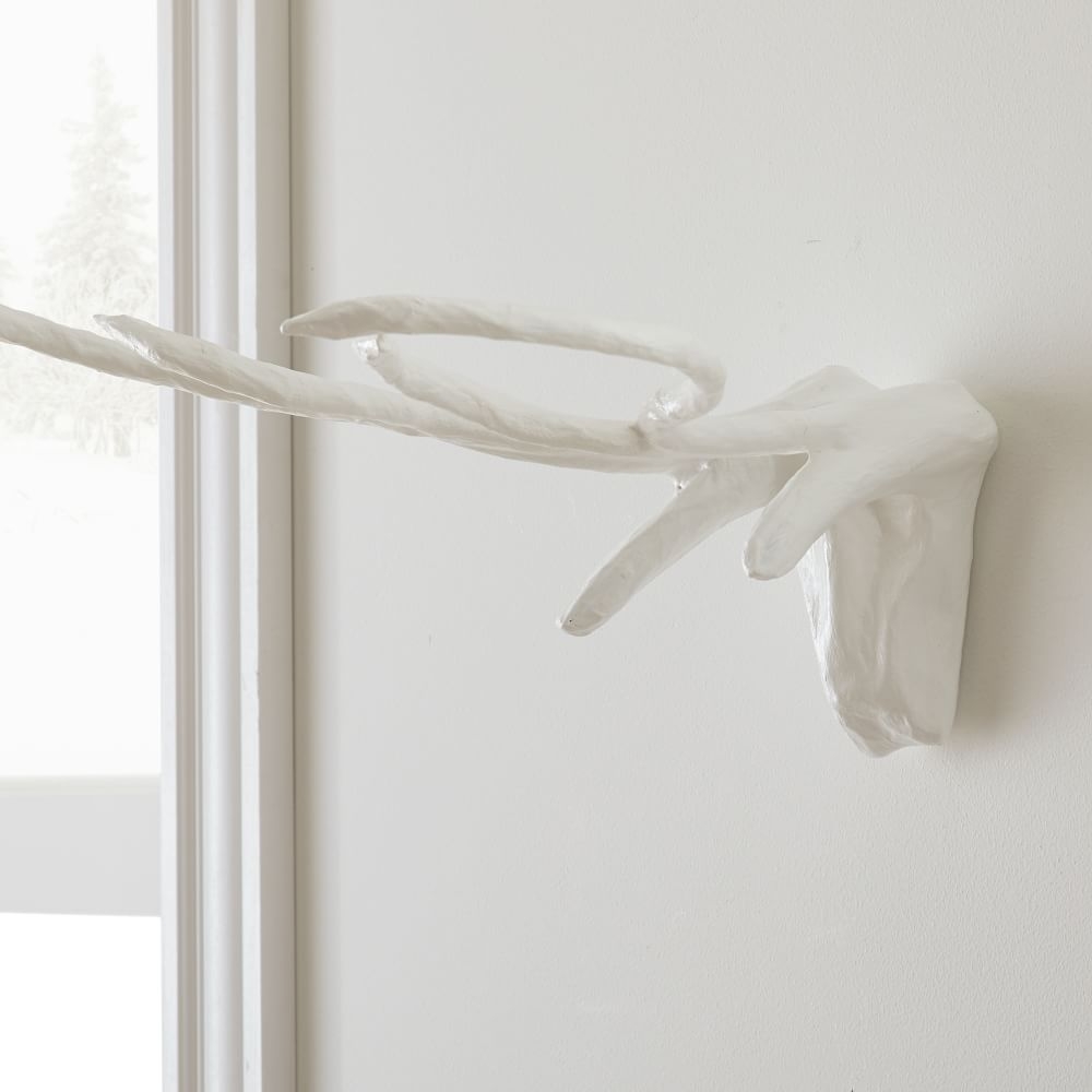 Papier-Mache Animal Sculpture, Antlers, Small - Image 0