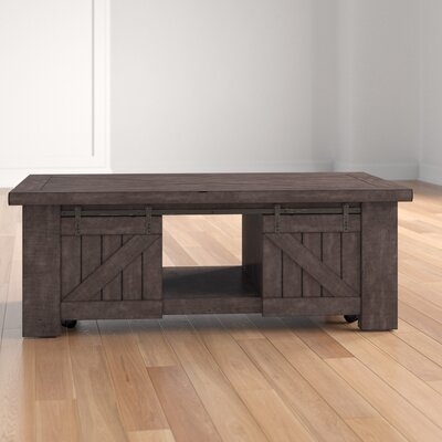 Sherree Solid Wood Lift Top Coffee Table with Storage - Image 0