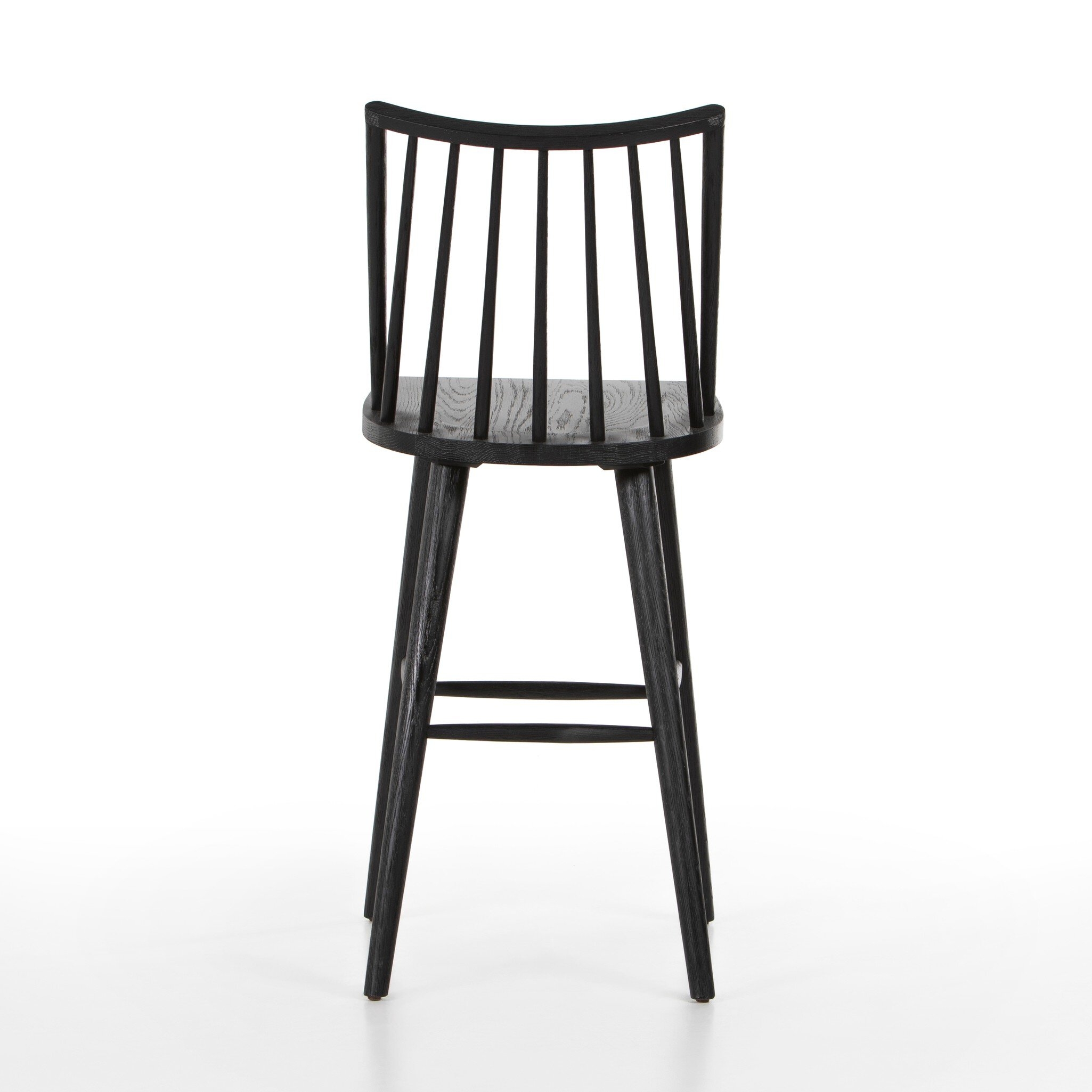 Lewis Windsor Bar + Counter Stool - Black Oak - Image 6