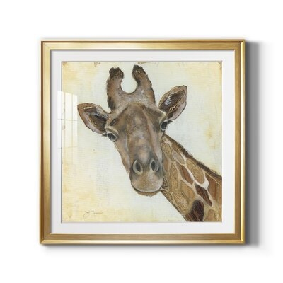 Patterned Giraffe-Premium Framed Print - Ready To Hang - Image 0