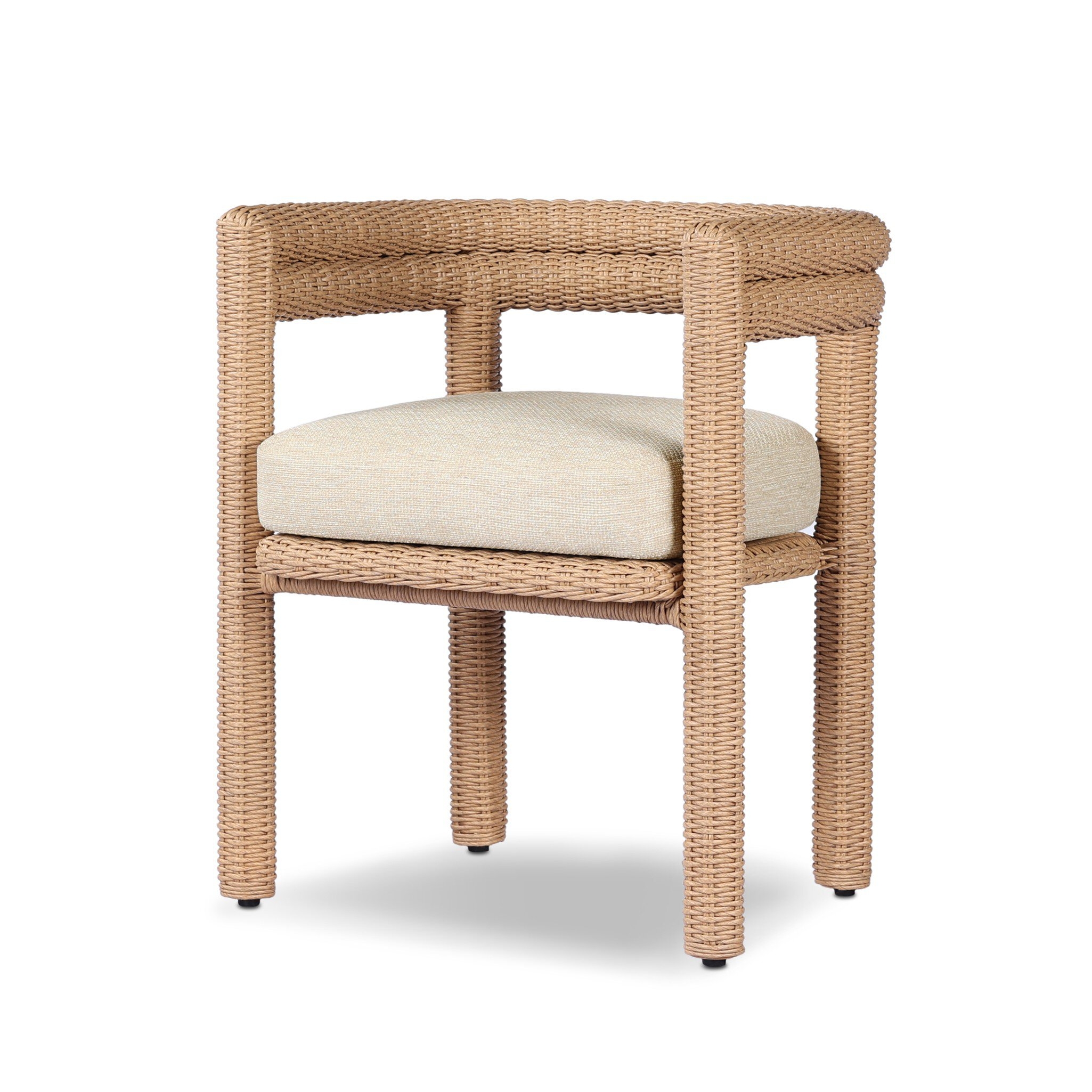 Tacova Outdoor Dining Chair - Casa Cream - Image 1