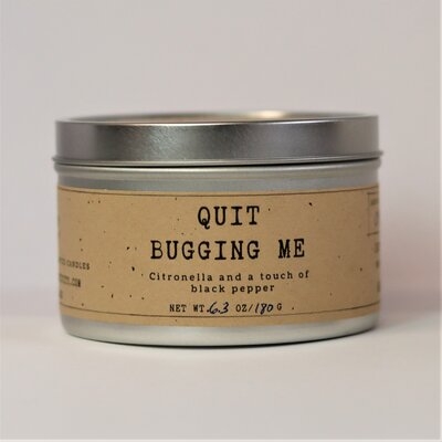 Quit Bugging Me Soy Candle - Image 0