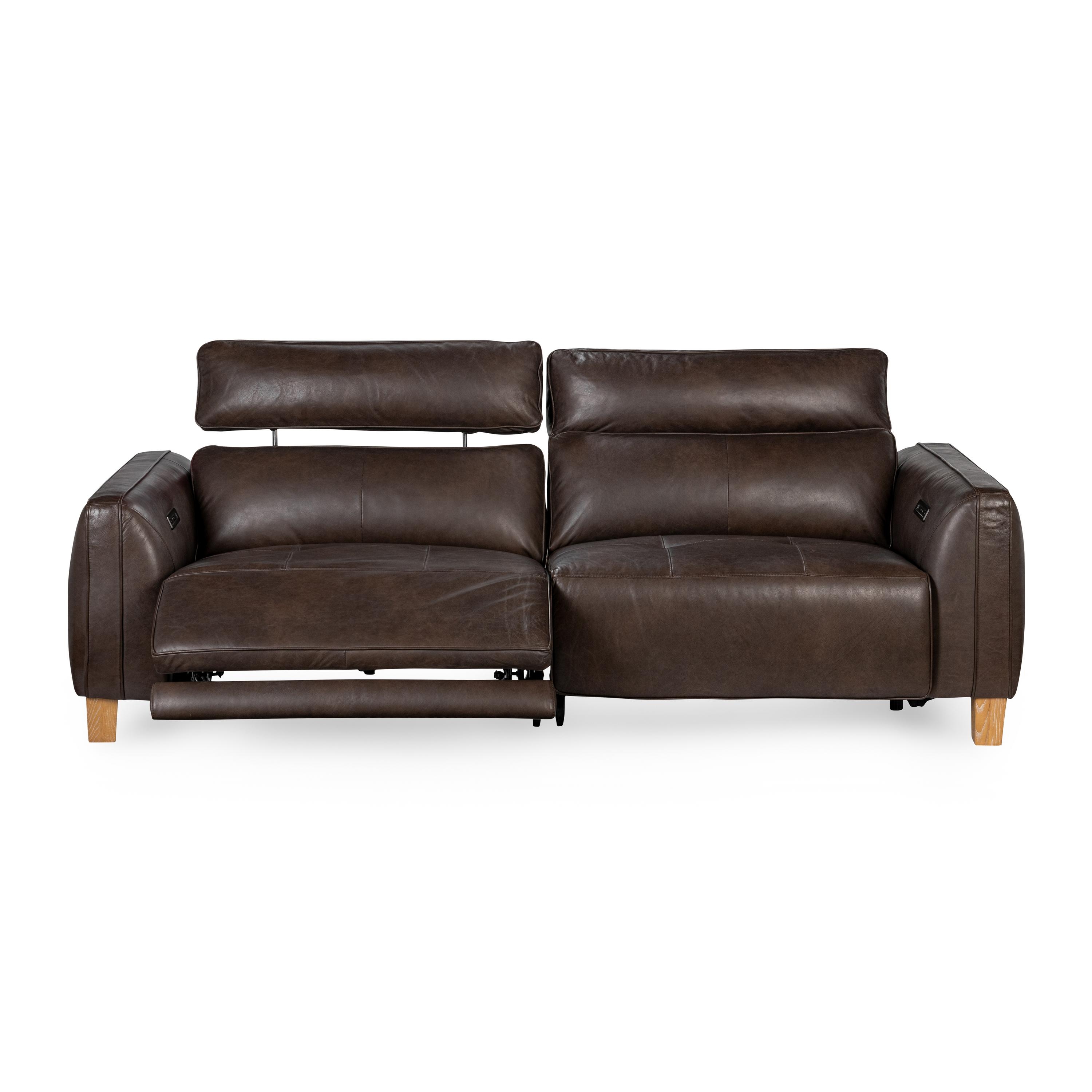Conway 2pc Power Recliner Sofa Brown - Image 2
