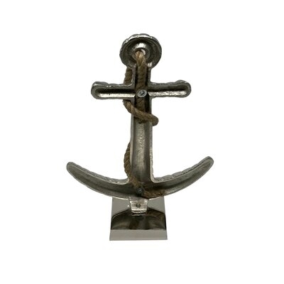 Burgoyne Cast Aluminum Anchor Figurine - Image 0