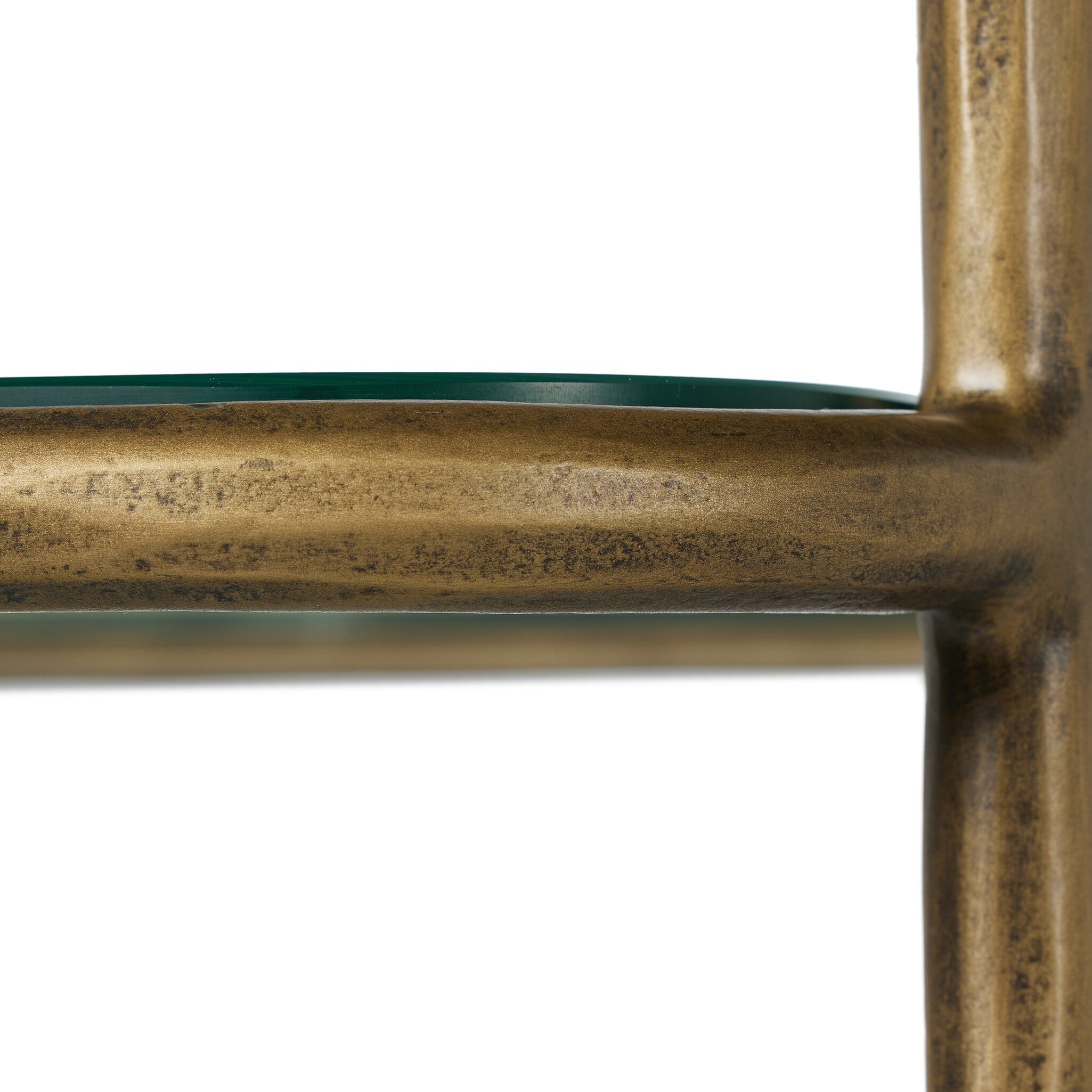 Swinton Bookcase - Hammered Aged Brass - Image 4
