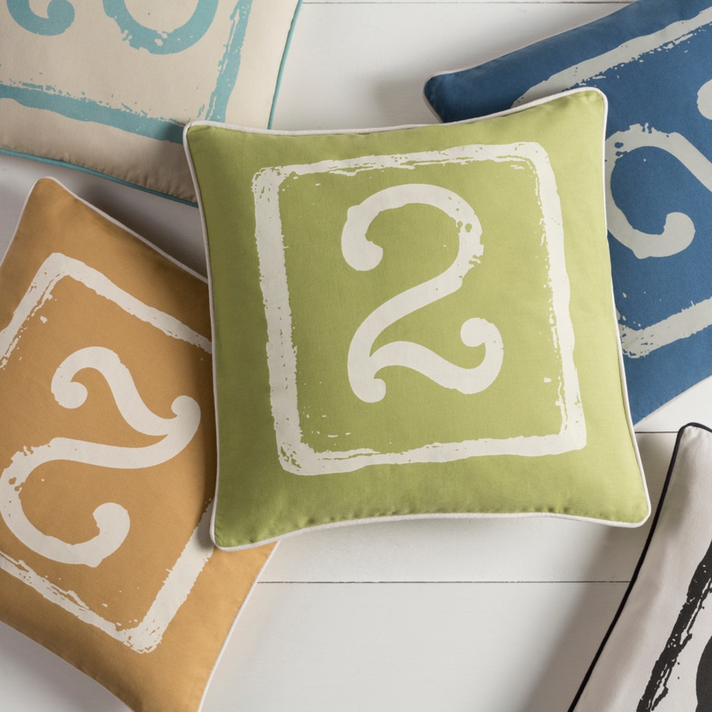 Big Kid Blocks BKB-045 18"L x 18"W Down Filled Pillow - Image 0