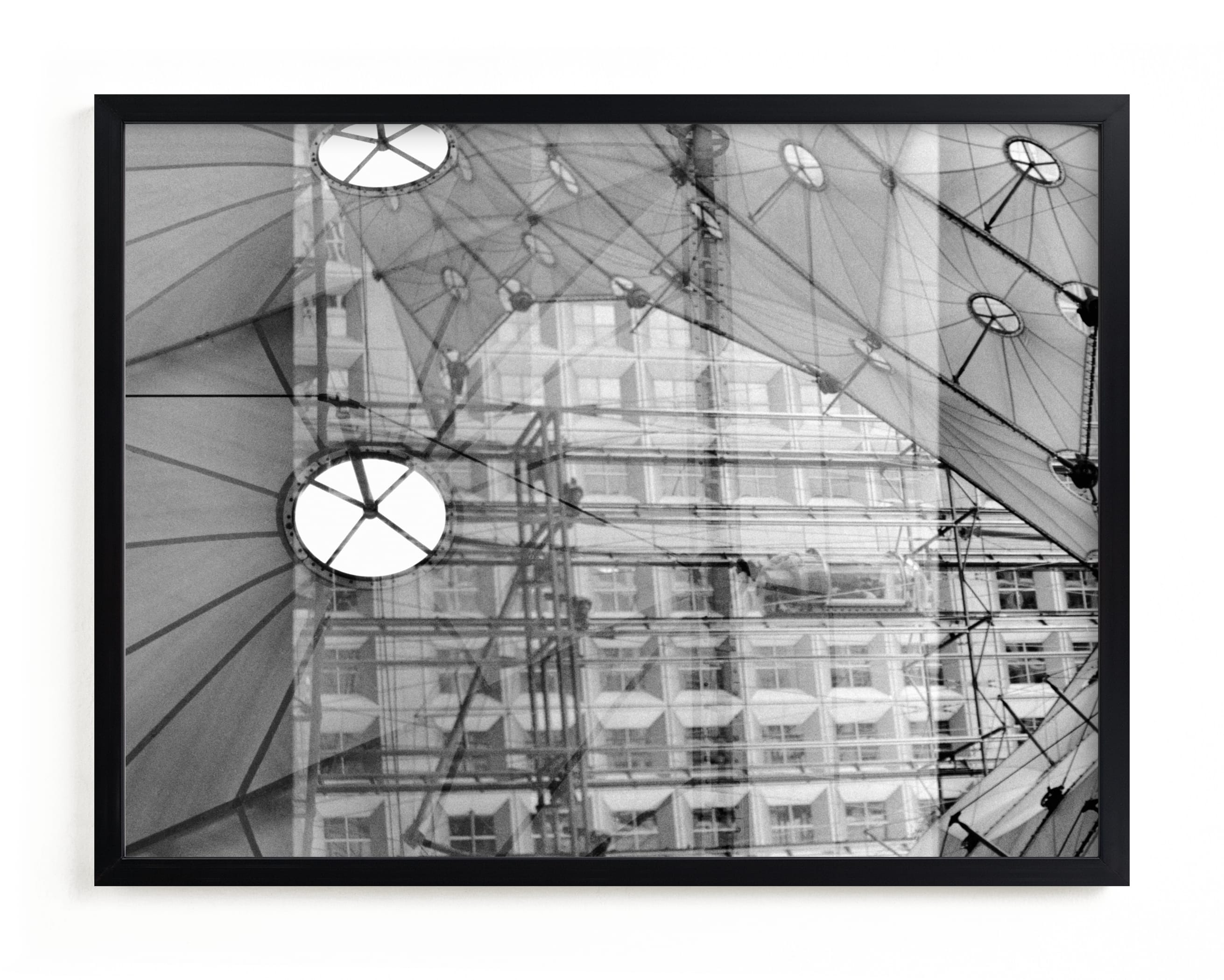 La Grande Arche Paris_Photo Collage Limited Edition Fine Art Print 2 - Image 0
