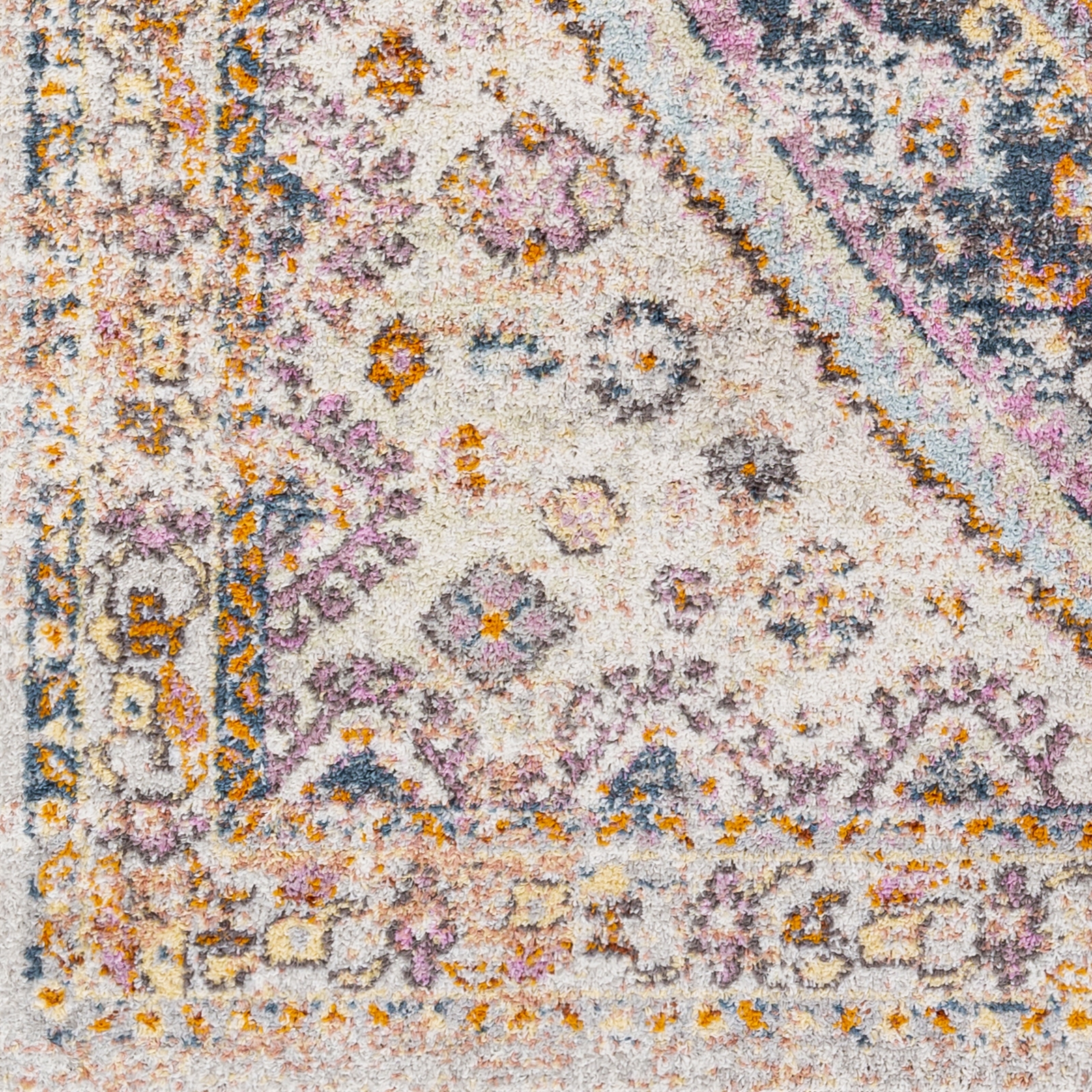 New Mexico Blue Indoor 2' x 3' Machine Woven Rug - Image 5