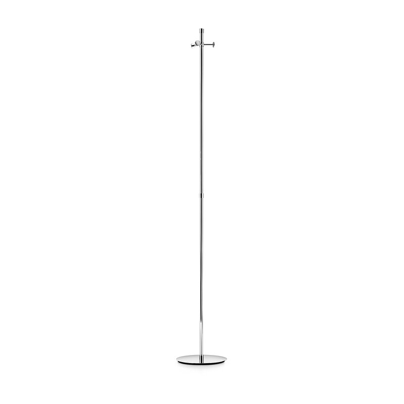 WS Bath Collections Complements 3 - Hook Free Standing Coat Rack in Chrome - Image 0