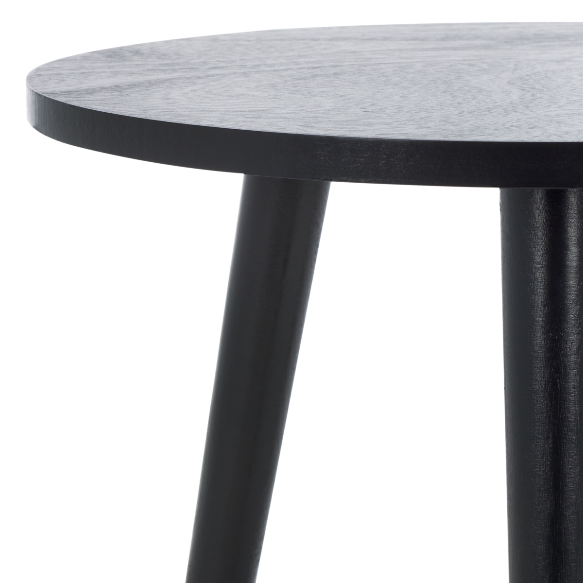 Orion Round Accent Table - Black - Safavieh - Image 2