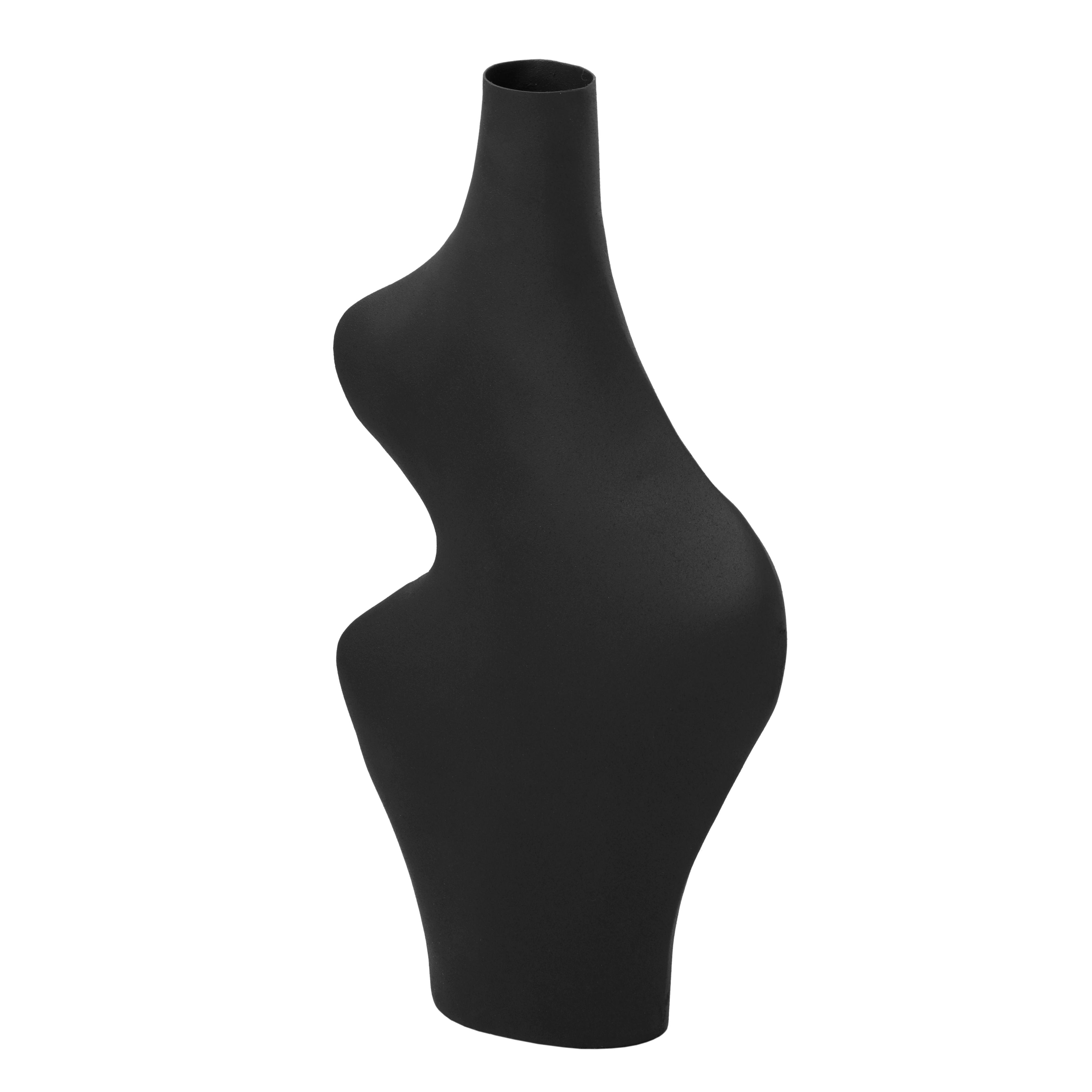 Tarri Black Steel Vase - Image 2