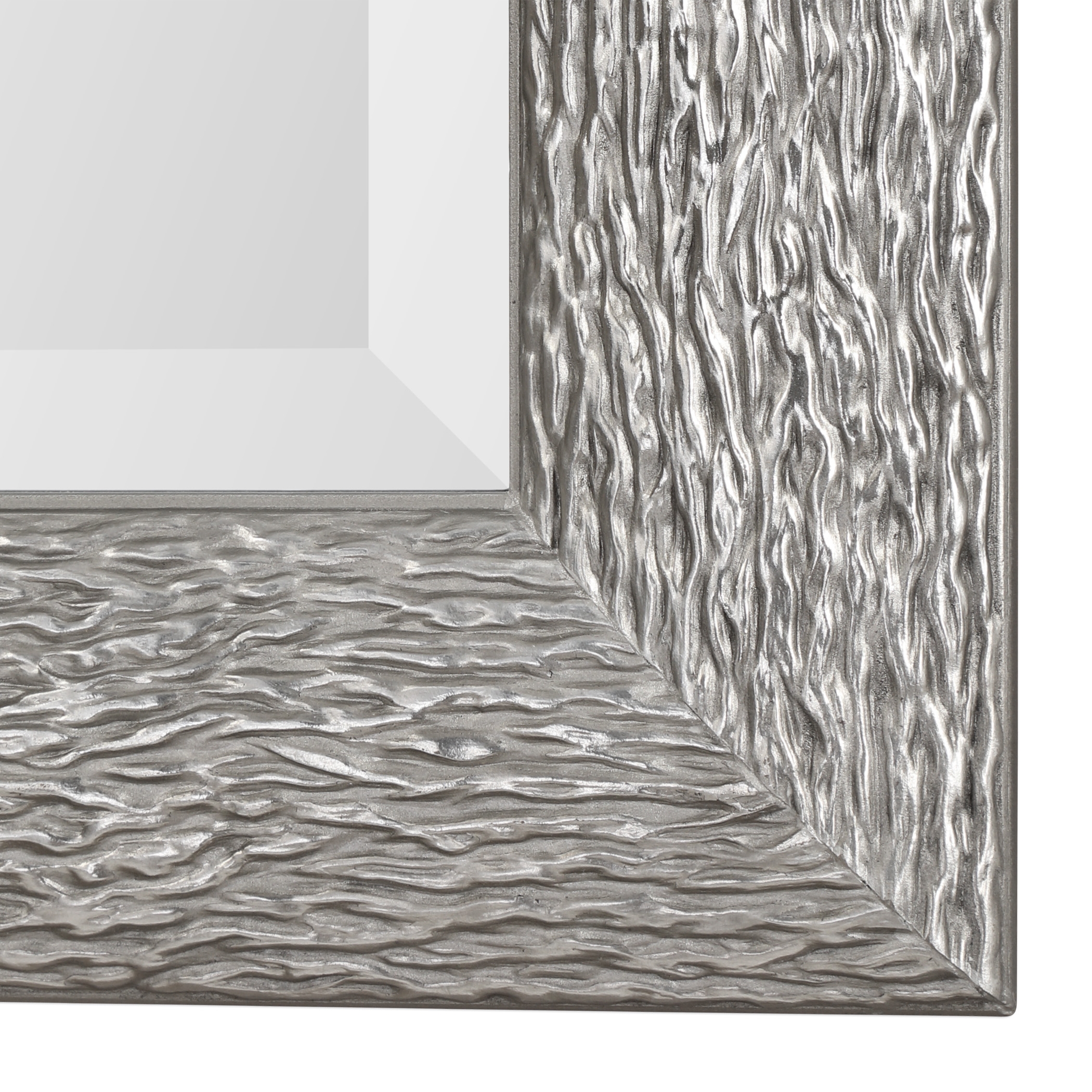 Mossley Metallic Silver Mirror - Image 3