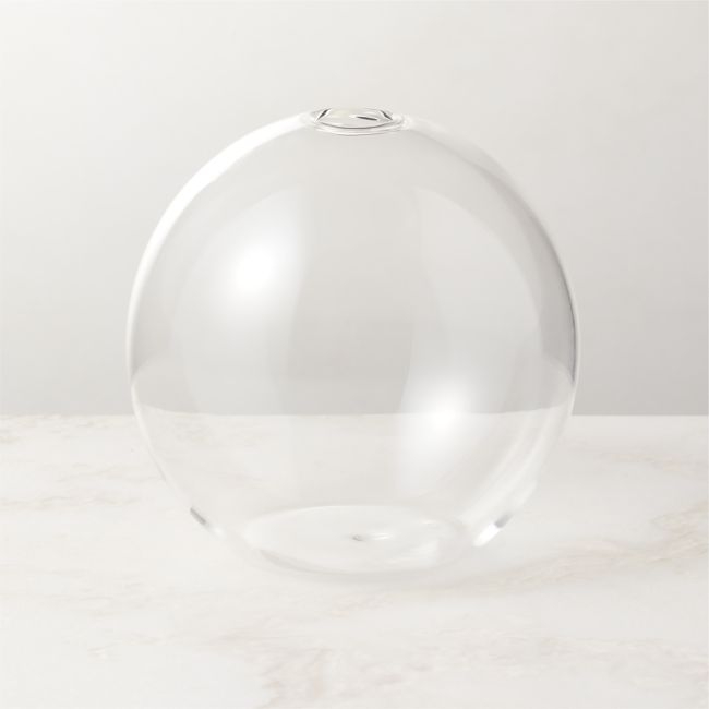 Everlasting Neva Round Glass Taper Candle Holder - Image 0