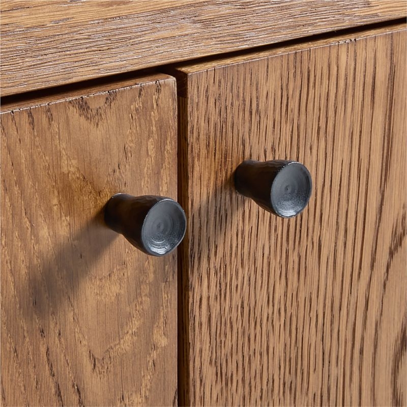 Brussels 66" Oak Wood Credenza - Image 2